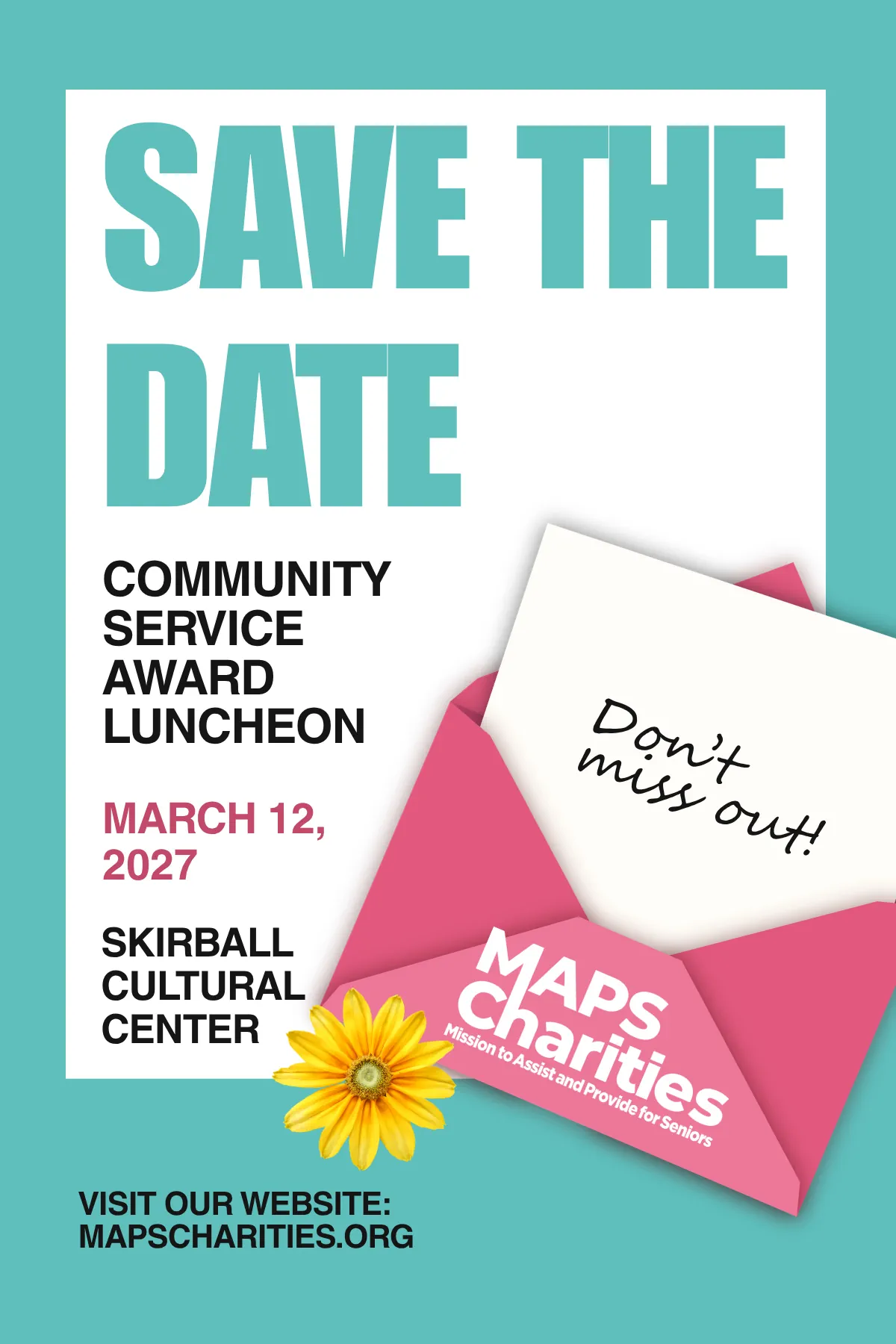 2027 Save the Date Luncheon